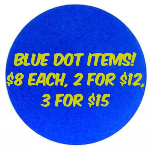 🔵Blue dot items $8 each, 2 /$12, 3 $15 - Picture 1 of 1
